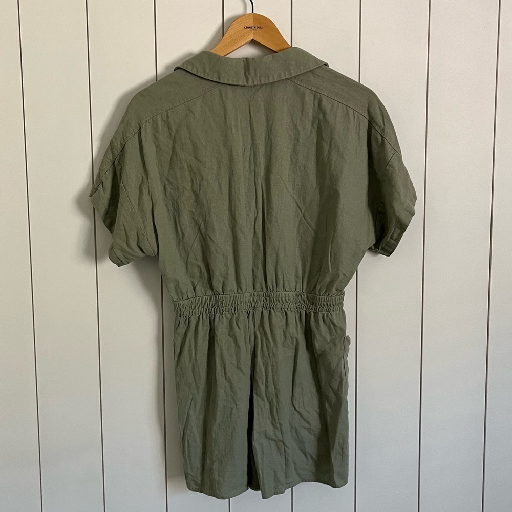 Zara Green Short Sleeve Romper - Picture 5 of 5